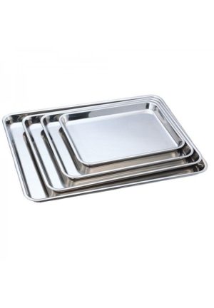 Taca do narzędzi ze stali nierdzewnej (mała - 280x170x25mm), Polonus, 1szt.