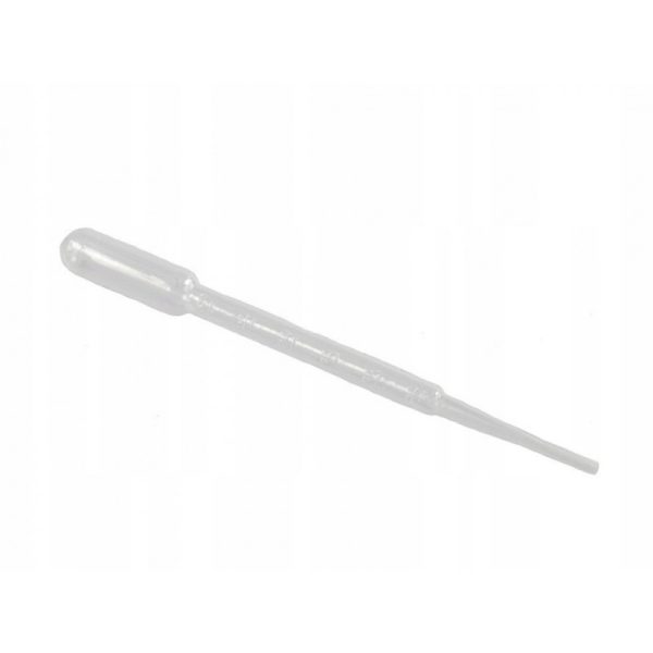 Pipeta typu Pasteura z bańką ssącą 3ml, 1szt.