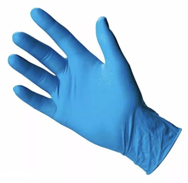 Rękawice nitrylowe bezpudrowe Ampri Pura Comfort Blue, niebieskie, 100szt./op.