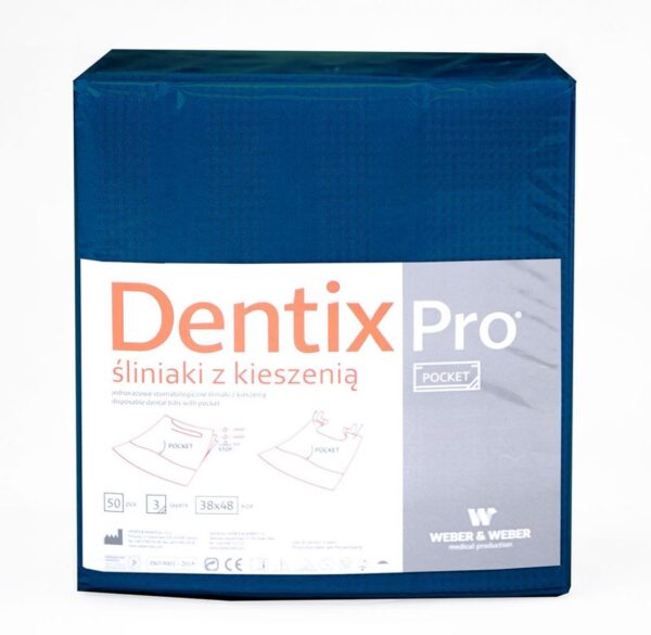 Śliniak dentystyczny Weber Dentix Pro z kieszenią, 50szt./op. - obrazek 5