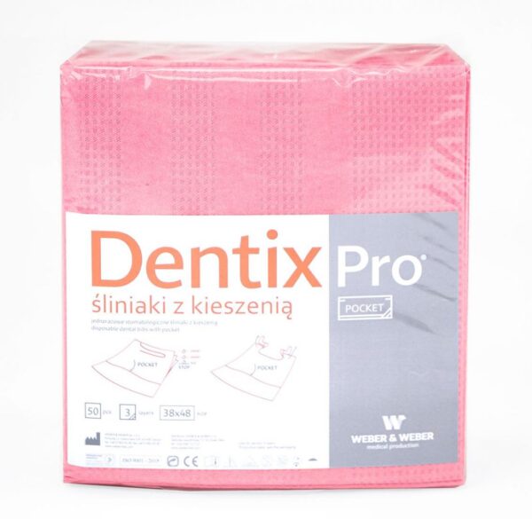 Śliniak dentystyczny Weber Dentix Pro z kieszenią, 50szt./op. - obrazek 4