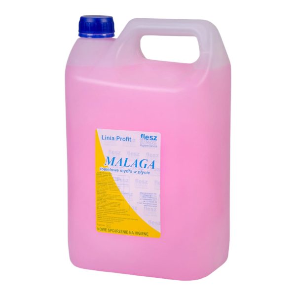 Mydło w płynie Malaga 5L, zapach - róża