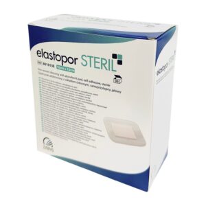 Opatrunek włókninowy z wkładem chłonnym Elastopor Steril (10x10cm) jałowy, 30szt./op.