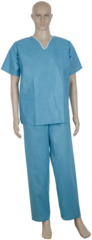 Komplet chirurgiczny z włókniny OPERO (L/176cm) Zielony, 1 szt.