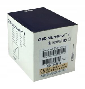 Igła iniekcyjna BD Microlance 19G (1,1x40mm), 100szt./op.