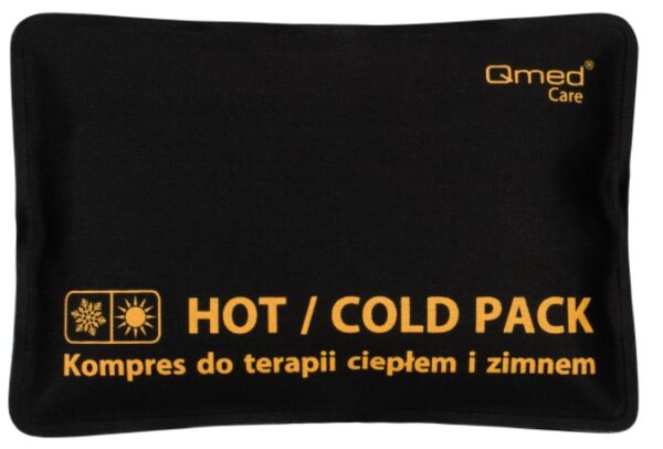 Kompres do terapii ciepłem i zimnem 10x15cm QMED, czarny, 1szt. - obrazek 2