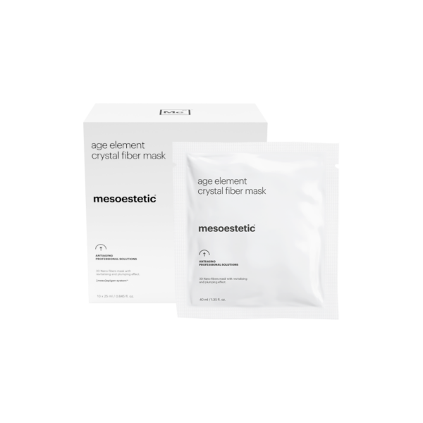 Mesoestetic Age Element Crystal Fiber Mask 40ml, maska oczyszczająca w płacie, 1szt. - obrazek 2