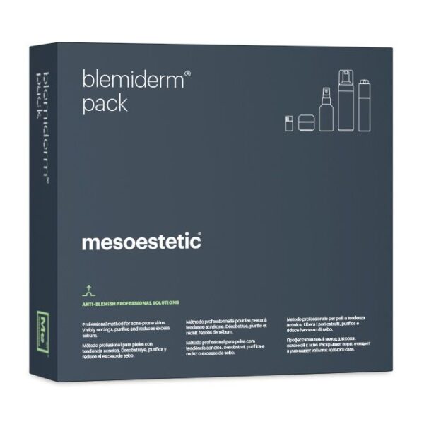 Mesoestetic Blemiderm Pack, profesjonalna kuracja przeciwtrądzikowa, 1op.  - obrazek 2
