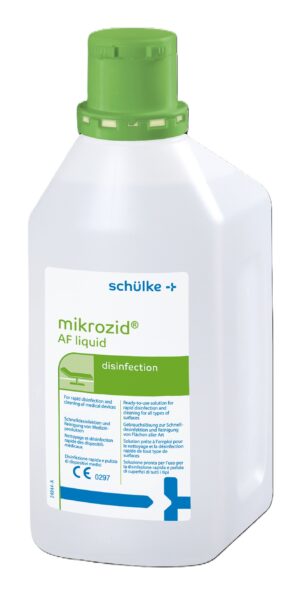 Mikrozid AF Liquid 1L, płyn alkoholowy do dezynfekcji produktów i wyposażenia medycznego