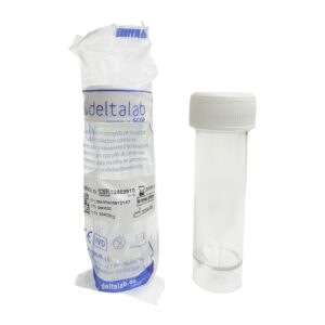 Pojemnik PS 30ml z białą nakrętką, jałowy, indywidualnie pakowany, 1szt.